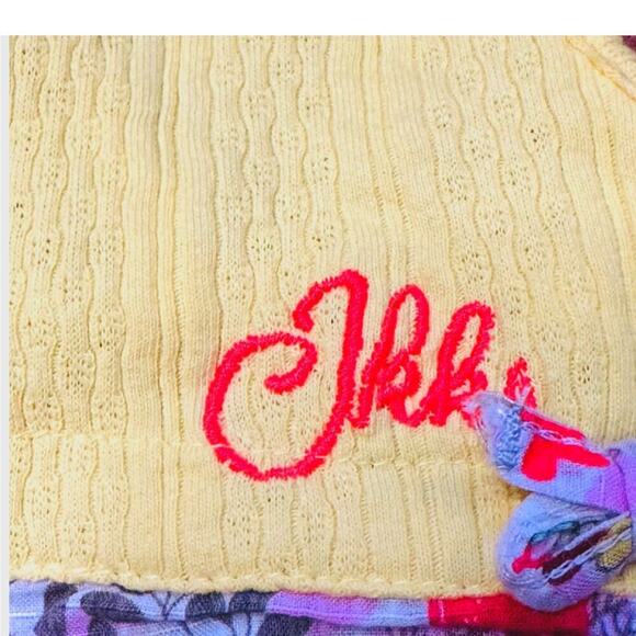 IKKS Yellow Floral Print Sleeveless Dress Toddler Girls Size 6 - Picture 3 of 6